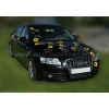 Bruiloft decoratie auto zonnebloemen DEK1061