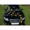 Bruiloft decoratie auto zonnebloemen DEK1061