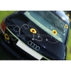 Bruiloft decoratie auto zonnebloemen DEK1061