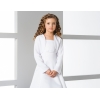 Bolero van fleece voor communie Wit / Ivoor