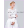Bruidsbolero Strech Tule lange mouwen