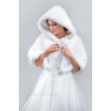 Bont stola Capuchon voor bruids