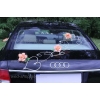 Auto versieren SALMON rozen en hart DEK1014