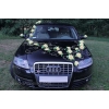 Auto versiering goudgeel rozen DEK1025