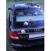 Auto versiering Mauve rozen DEK1026