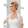 Stretch tule bruids topje