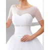 Bolero top tule korte mouwen K0831B