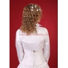Bruids bolero van dikke satijn E1075