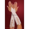 Bruidshandschoenen met strass steentjes