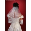 Jabot vorm bruidssluier