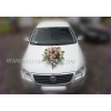 Bruiloft auto boeket Rozen en Orchideeën - Roze DEK9001
