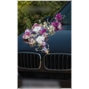 Bruiloft Auto Versiering Set Maia Wit Lila Ivoor