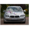 Bruiloft Auto Versiering Set Maia Wit Lila Ivoor