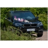 Bruiloft Auto Versiering Set Maia Wit Lila Ivoor