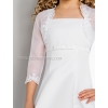 Bloemenmeisje bolero jasje lange mouwen organza kant P052B
