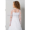 Communie bolero van kant lange mouwen P0152B