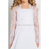Communie bolero van kant lange mouwen P0152B