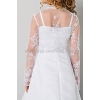 Communie bolero van kant lange mouwen P0152B