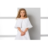Communie Cape van Satin met Bont