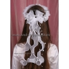 Diadeem met linten en tule KW1015
