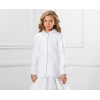 Elegante vilten jas voor meisjes