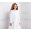 Fleece jas voor meisje Wit / Ivoor
