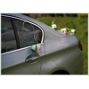 Ivoor roze rozen Trouwauto decoratie