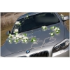 Ivoor Rozen Trouwauto Decoratie Set