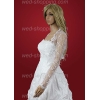 Bruidsbolero tule met borduursel