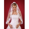 Spaanse Bruidssluier met kant - 80 cm