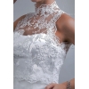 Hoge kraag kanten bolero mouwloos knoppen E1510