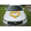 Gele rozen voor een auto DEK1502