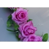 Mauve rozen voor een trouwauto DEK1508