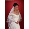 Jabot Bruidssluier - 90 cm lang