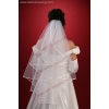 Jabot sluier - 90 cm lang W1017