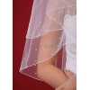 Sluier met parles van Swarovski - 80 cm w1200b