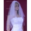 Sluier met Swarovski strass steentjes rand W1501