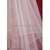 Sluier met kristallen van Swarovski - 80 cm W1200a