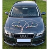 Decoratie voor trouwauto