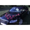 Auto versieren Bourgogne rozen DEK1033