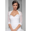 Stretch tule bruids jasje bolero met mouwen 2/3