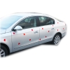 Valentijnsdag auto versiering