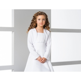 Bolero van fleece voor communie Wit / Ivoor