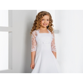 Bolero van kant met 2/3 mouwen