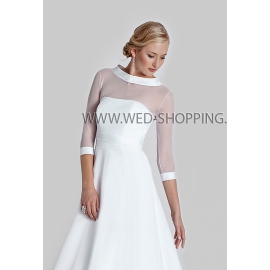 Bruids Bolero Tule Knoppen
