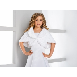 Cape met mouwen voor bruidsmeisjes communie