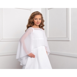 Communie Cape van chiffon voor meisjes