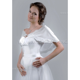 Tule cape kant bedekking