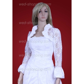 Bruidsbolero met borduursel