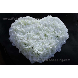 Groot hart met rozen